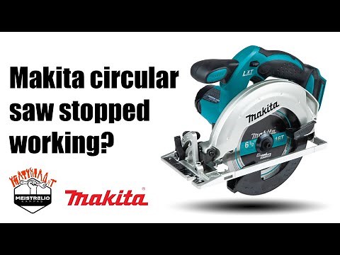 Makita circular saw stopped working? Try this easy repair