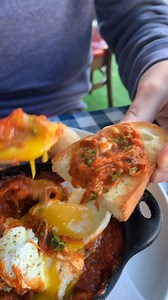 We’re now serving Sunday brunch at the Purple Pig! This is chef Jimmy Bannos Jr.’s famous neckbone gravy with ricotta cheese and an egg on top. Make your reservations here for our new patio or indoors: www.exploretock.com/thepurplepig video: 312food (thanks! 💜) | The Purple Pig