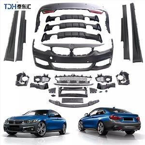 [Hot Item] Complete Set Car Bumper Front Bumper Rear Bumper Side Skirt Body Kits for BMW 4 Series F32 F33 F36 Upgrade to BMW M4