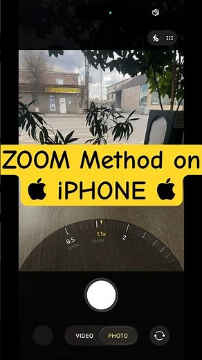 ZOOM Method in the iPhone Camera 📷 | iPhone Photography Tips #apple #ios26