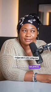 5 signs she's using you | Shuwa Oboh