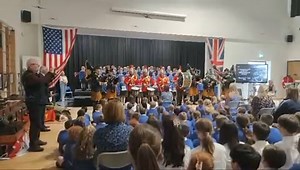 D-Day commemorations underway at Enniskillen Model School. | Impartial Reporter