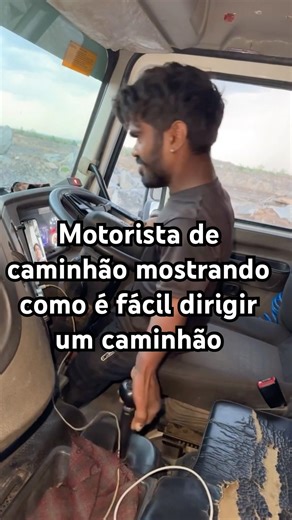Motorista de caminhão mostrando como é fácil dirigir um caminhão #caminhao #dica