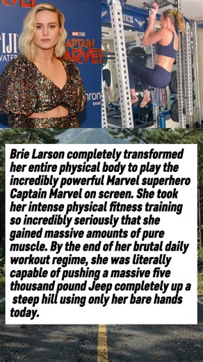 Brie Larson Trained So Hard She...