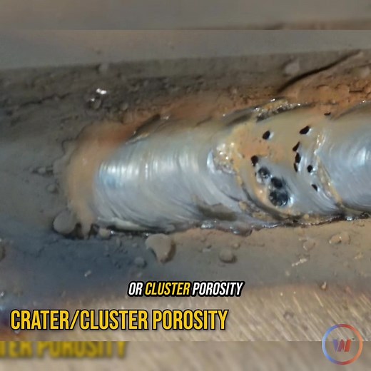 There are many ways to get porosity when MIG welding and two of the most common would have to be welding without your gas on, or a breeze blowing away your shielding gas. Watch the full video on YouTube to see all kinds of different porosity you might get and how to avoid them https://foxly.link/Kmv9G8 | Weld.com