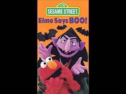 Opening To Sesame Street: Elmo's Says Boo! 1997 VHS Reversed