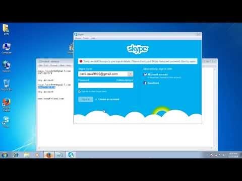 How to create sky account
