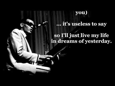 I Can't Stop Loving You RAY CHARLES (with lyrics)