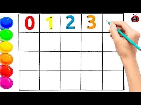 Numbers Writing Practice ✍️ | Easy Math Learning With Lines +Curves | Kindergarten Exam Series
