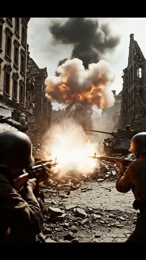 German vs Allied Soldiers – Cinematic WW2 Street Battle😱🤬