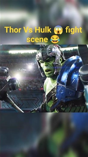 Not Banner, just Hulk 😱☠️❌😡 | thor Ragnarok 2017 #thor #hulk #fightscene