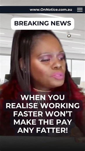 BREAKING: Hourly worker suddenly remembers the pay stays the same no matter how hard you go. Why break a sweat when the rate isn’t breaking with you? Today’s priority: surviving with you head down. | OnNotice