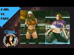 Paris Berelc vs. G Girl (WWE 2k20) CWWL Wonder Woman Tournament Match