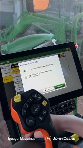 Veja como é fácil atualizar monitor da sua máquina John Deere