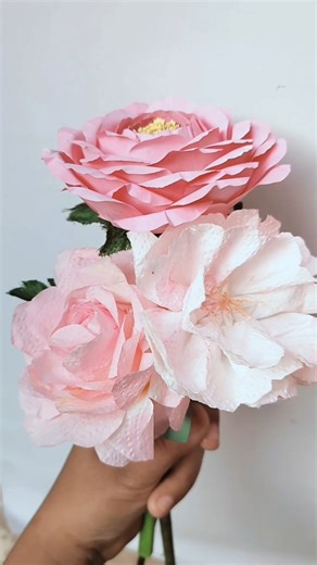 diy carnation flower tutorial ✨#diy #craft #ytshorts #short #flowers #peaperflowee