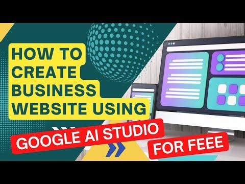 How to Create a Business Website Using Free Google AI Studio (Step-by-Step Tutorial)