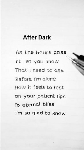 Mr.Kitty - After Dark (Lyrics)