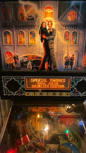 The Addams Family is one of the most frequent pinball machines I get called out to work on. This one is a home use only machine… never on location! | Patrick Scott Patterson