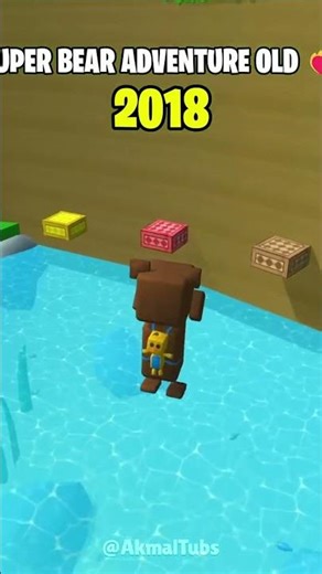 Super Bear Adventure 2018 vs 2025 Evolution #superbearadventure