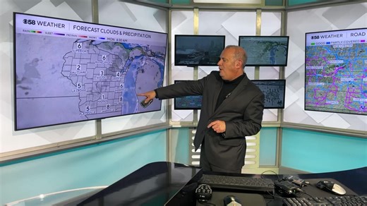 Getting into the thick of it. Snow rates pick up into the afternoon and evening. Here’s an early afternoon update… | CBS 58