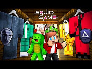 JJ and Mikey Can Shapeshift Into SQUID GAME To PRANK in Minecraft - Maizen