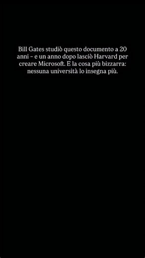Tenent | Trasformazione | 1️⃣ Nel 1975, Bill Gates aveva 20 anni, studiava informatica ad Harvard e credeva che sarebbe stato “solo uno in più”. Finché trovò, per... | Instagram