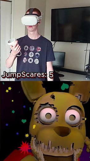 Surviving FNAF VR With Jumpscare Dares