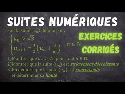Exercice sur les Suites Numériques Bac
