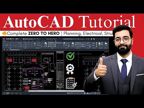Complete AutoCAD For Beginners Part - 1 | 🔥Zero to Hero Series