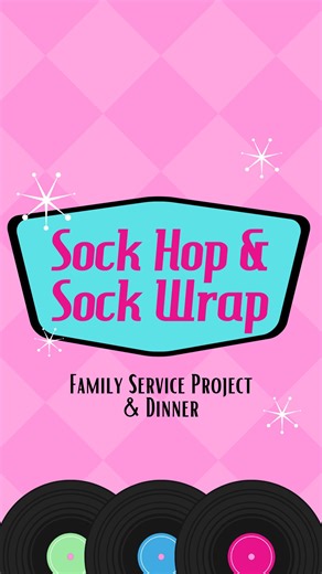 Join us for our Sock Hop Sock Wrap — where do-good meets doo-wop! Poodle skirts optional, good vibes required. | St. Robert of Newminster Catholic Church
