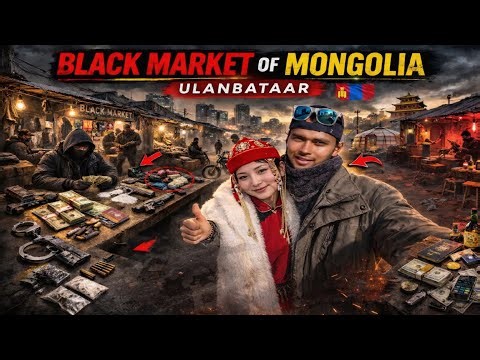 🇲🇳 Mongolia, Black Market Of Mongolia | Coldest capital of the world | MONGOLIA 🇲🇳 , Ulanbataar