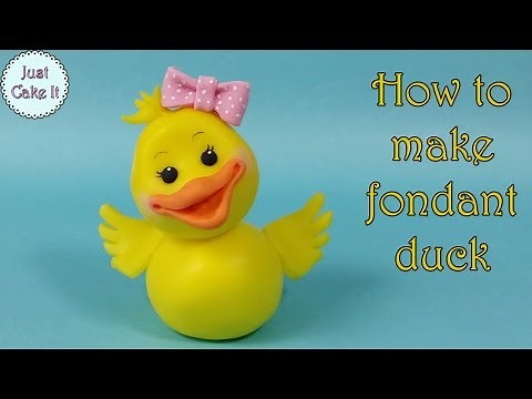 How to make fondant duck