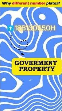 Why Army vehicles have arrows on the number plates?