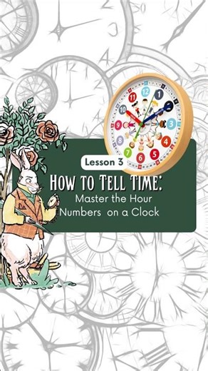 How to Read Hour Numbers on an Analog Clock – Fun Time Lesson! Day 3