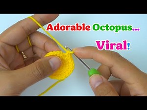 How to Crochet Octopus Keychain for Beginners – Cute & Easy!