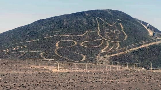 2,000 years old: Giant cat Nazca line discovered in Peru