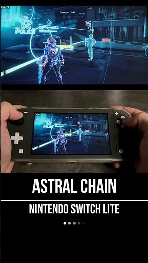 Astral Chain Nintendo Switch Lite Gameplay - FPS Monitor