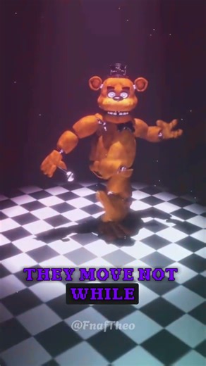 The Animatronics Only Get Closer When You Check the Cameras #fnaf #fivenightsatfreddys