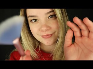 ASMR Sweet Simple PERSONAL ATTENTION Ear To Ear Whispers, Face Brushing, Hand Movements, Affirmation