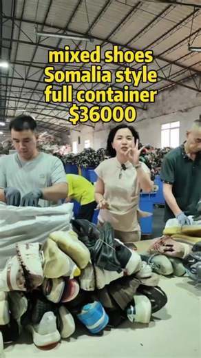 Mixed Secondhand Shoes Container to Somalia – 1,000 Sacks (40ft)
