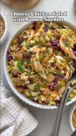 Chinese Chicken Salad with Ramen Noodles