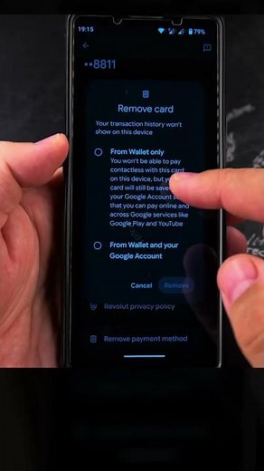 How to Remove Card From Google Wallet Pay on Android Part 3