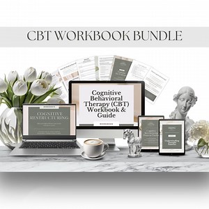 CBT Cognitive Restructuring Bundle, Counseling PDF, Habit Tracker, Core Belief Worksheet, Coaching Template, Life Coach, Mental Health Tool - Etsy