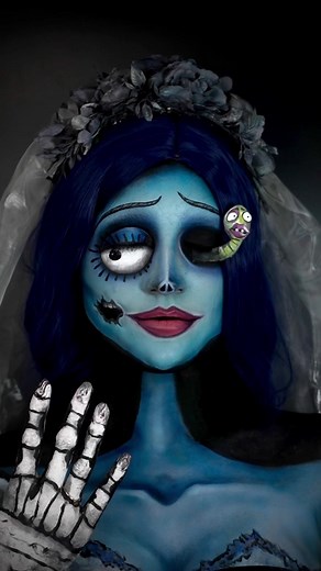 Corpse Bride Makeup Tutorial for Halloween
