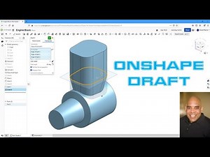 Onshape - Part Studio Tutorial | Draft Feature