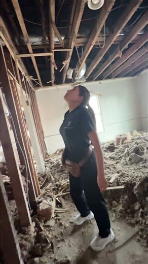 And who doesnt love demo day surprises? #designandbuild #construction #interiordesign #shorts