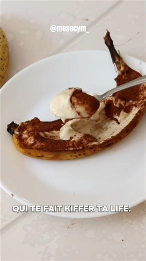 🍌3 INGREDIENTS banana peanut cream must try ASAP 🤯🥜 #foodhacks INCREDIBLE