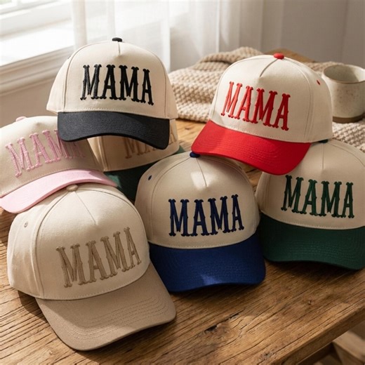 Embroidered Mama Hat| Mom Hat| Mama Hat| Trucker Hat| Custom Embroidery| Mothers Day Gift - Etsy