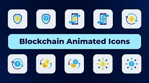Download Blockchain Animated Icons - Videohive - aedownload.com