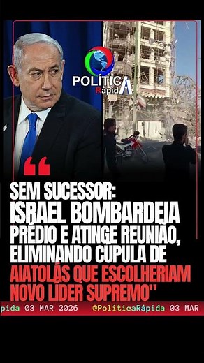 🚨 O FIM DA LINHA: ISRAEL DESTRÓI CÚPULA QUE ESCOLHERIA NOVO LÍDER NO IRÃ! 💥⚖️